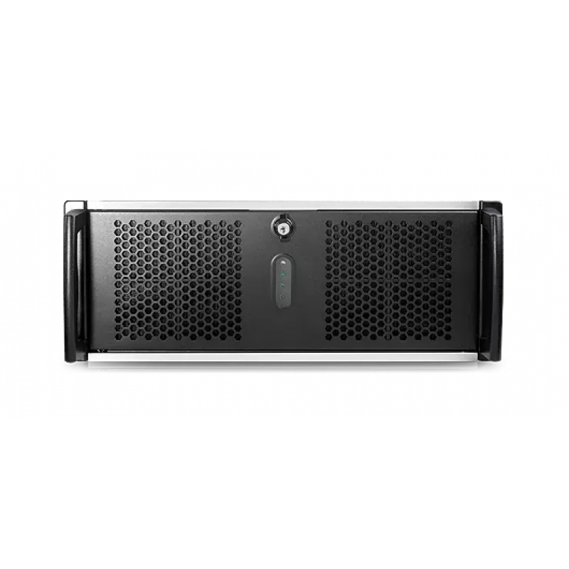 Chenbro RM41300-F2-USB3 4U Rackmount Server Chassis - E-ATX, Schwarz/Grau, ohne Netzteil