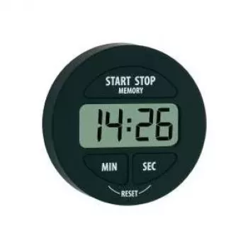 TFA 38.2022.01 Digitaler Timer und Stoppuhr, Schwarz