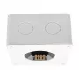 SYNERGY21 LED Sensor Mikrowellenradar Präsenzmelder 2,4 GHz, quadratisch, Aufputzrahmen, MiLight/MiBoxer kompatibel