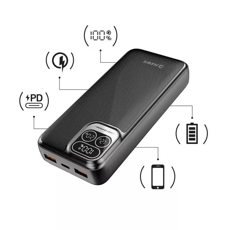 Hawk HW-PB20000 Power Bank 20000mAh Schwarz