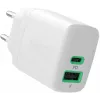 Green Cell PowerSource Duo30 30W USB-C & USB-A Ladegerät Weiß