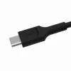 Green Cell PowerFlex Fast Charging USB Type-C auf USB-C Kabel 100W 0,3m Schwarz