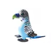 LEAN TOYS Plüsch-Blauer-Papagei-Maskottchen 20 cm