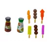 LEAN TOYS Set Party Grill Food Drinks Vegetables 40 Elements