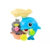 LEAN TOYS Blue Dolphin Water Toy Bath Set