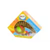 LEAN TOYS Ball mit flauschigem Frettchenschwanz interaktives Badspielzeug