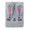 LEAN Plush Fur Notizbuch liniert mit Hasenmotiv A5