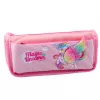 LEAN Federmäppchen Schulset Einhornflügel Glitzer 3D Pink 21,5x9 cm