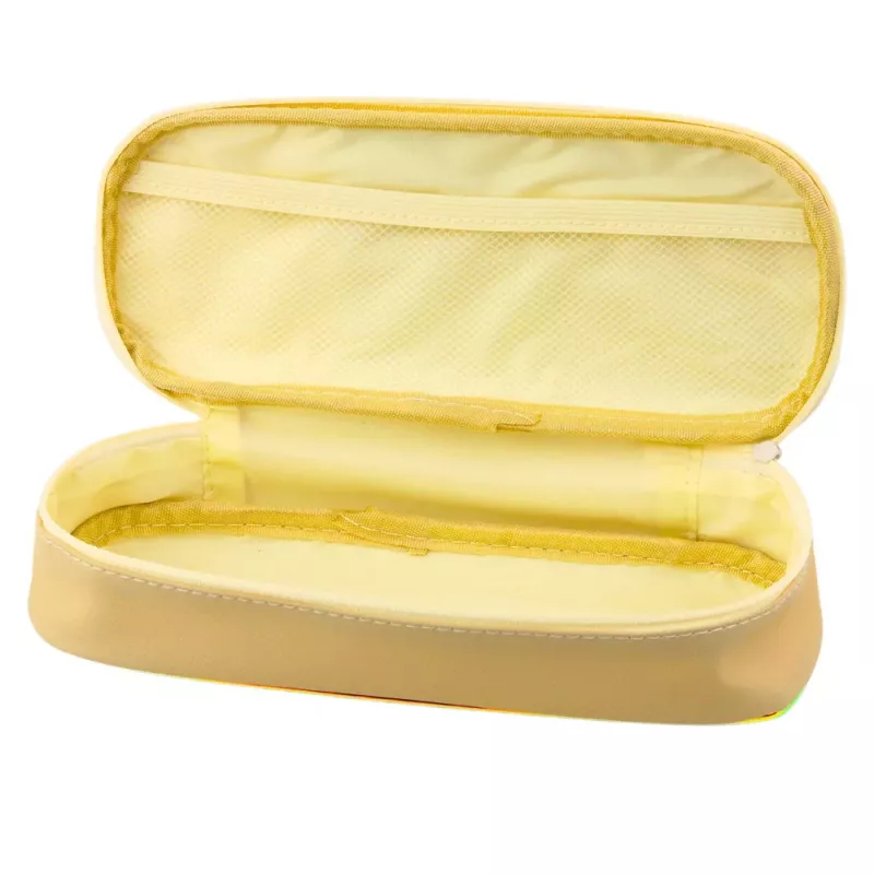 LEAN School Pencil Case Space Tigers Kit Beige 24cm