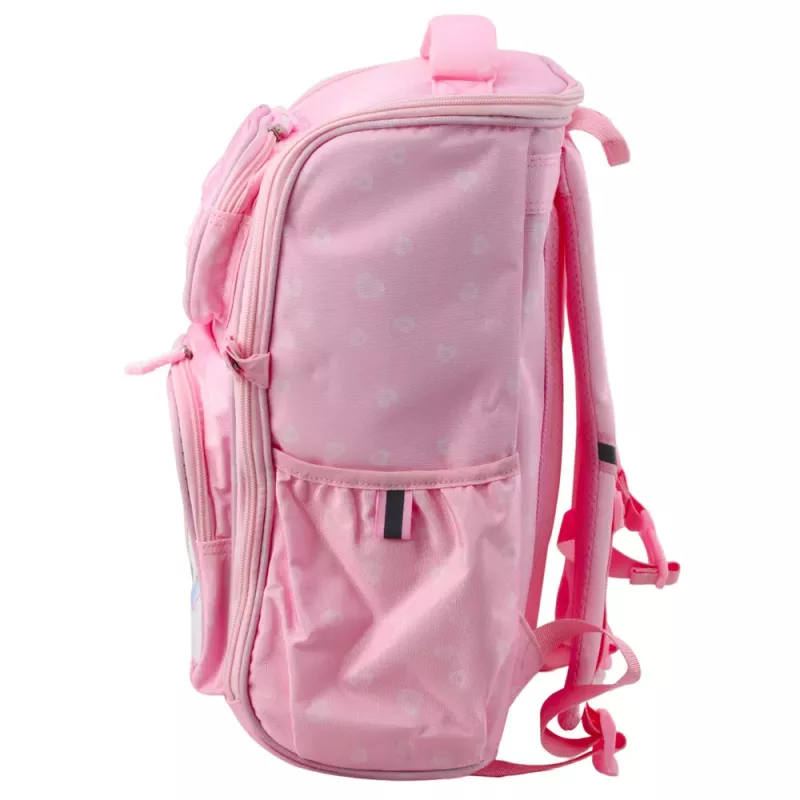 LEAN Unicorn School Backpack Chest Strap Pink 20L