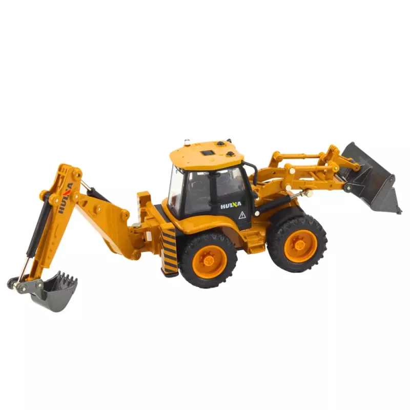 HUINA 1:50 Teleskoplader Metall-Druckgussmodell Gelb/Schwarz