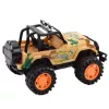 LEAN TOYS Großes Militärgeländefahrzeug Beige