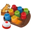 LEAN TOYS 2in1 Mole Maze Geschicklichkeitsspiel Fast Cups Tic Tac Toe