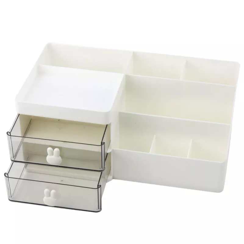 LEAN Functional Desk Organizer mit Schubladen und Fächern - Weiß