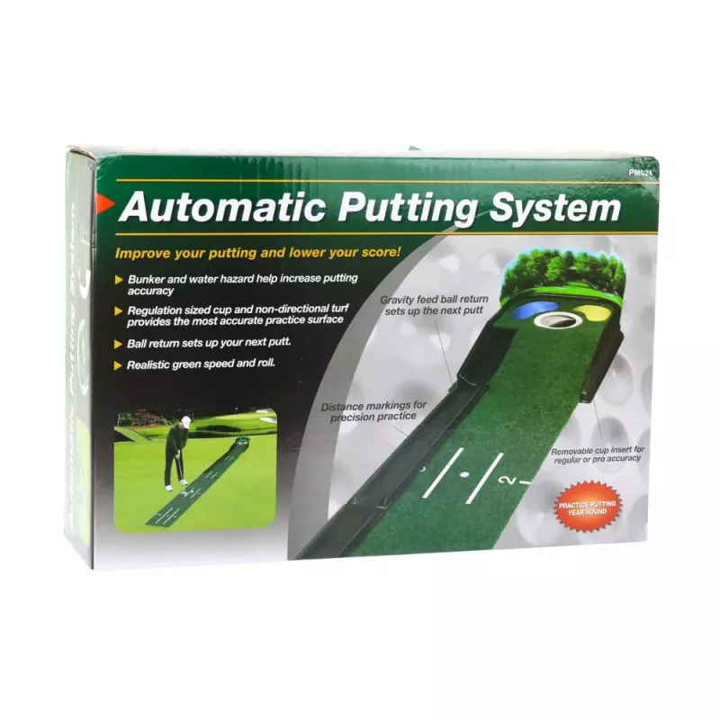 LEAN TOYS Filz-Golftrainingsmatte, 3 Löcher, 175 cm