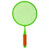 LEAN TOYS Badmintonschläger-Set: 2 Schläger, 2 große Federbälle und 1 Ball