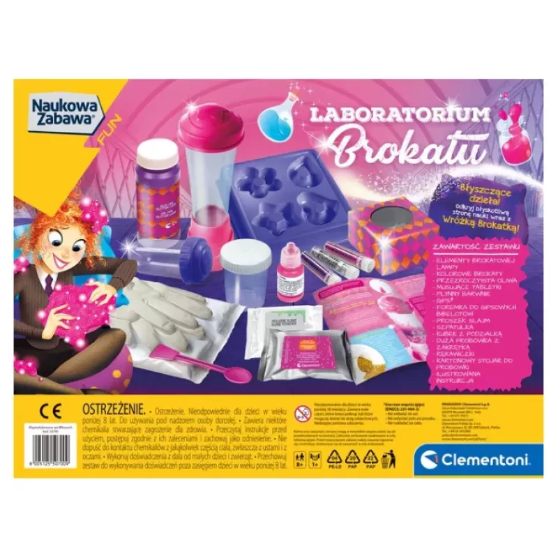 Clementoni Science & Play Glitzerlabor Feenwelt 50700 (polnische Version)