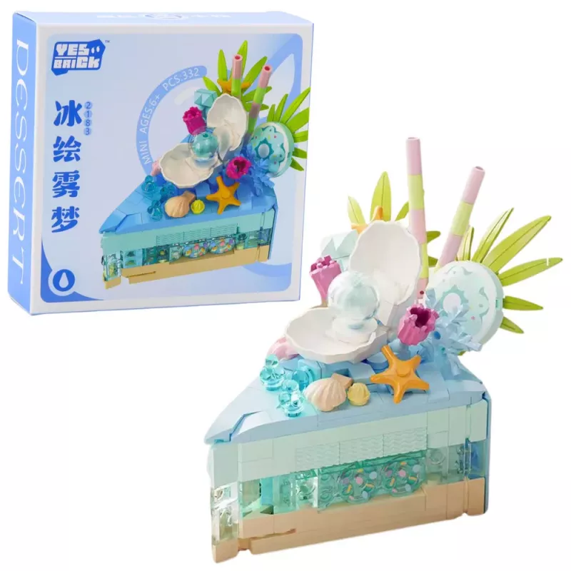 LEAN TOYS Bausteine Kuchen Dessert Verziert 292–357 Teile