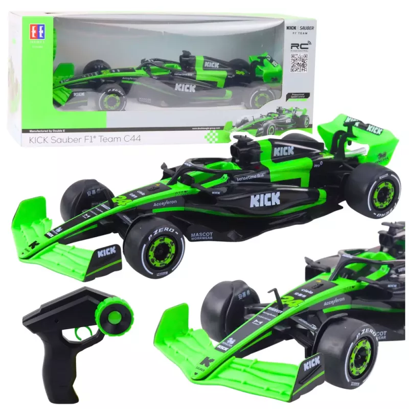Double E Sauber F1 C44 Schwarz-Grün ferngesteuerter Rennwagen 1:16