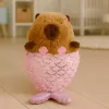 LEAN TOYS Plüschtier Capybara Meerjungfrau Pink 28cm