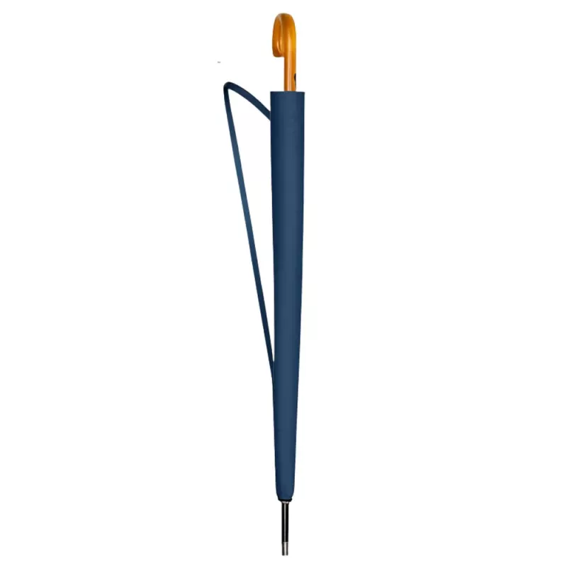 LEAN Großer Automatikschirm mit Schulterbezug 24-Rippen Marineblau 115 cm
