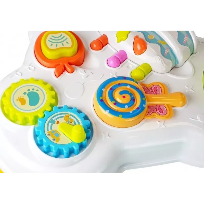 LEAN TOYS Lerntisch - Süßigkeiten mit Geräuschen für Babys