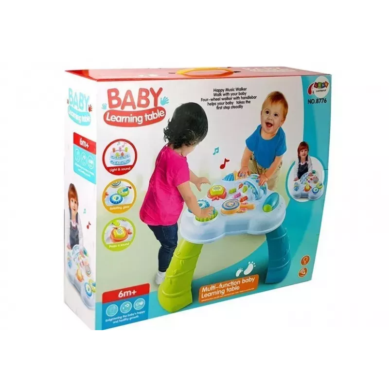 LEAN TOYS Lerntisch - Süßigkeiten mit Geräuschen für Babys