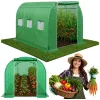 LEAN Gewächshaus für Gemüse, grüne UV-Fenster, 3,5x2x2 m, 7 m²