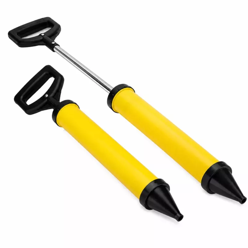 LEAN Verpresspumpe, Bauspritze für Silikon und Betonmasse, 4 Düsen, 60 cm