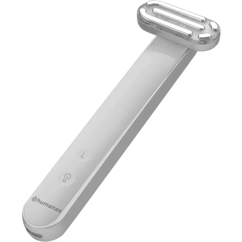 Humanas Aurora HS4151 Schall-Massagegerät für Gesichtslifting mit EMS-Funktion, Weiß