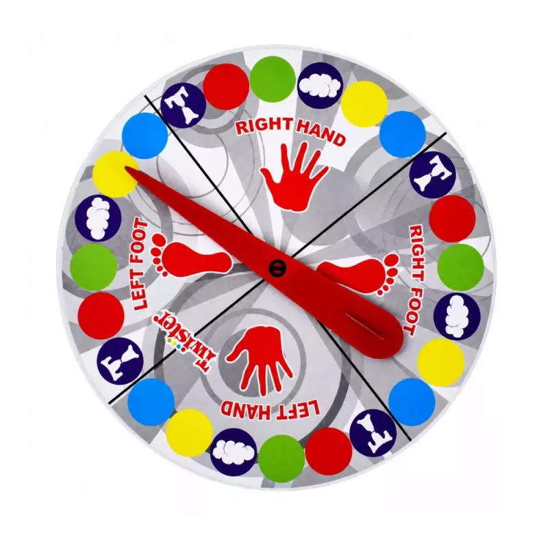 LEAN TOYS Twist Geschicklichkeitsspiel Familien-Bewegungsmatte Social Randomizer