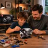 LEAN TOYS Bausatz V8-Motor mechanisches Modell mit beweglichen Kolben, 552 Teile
