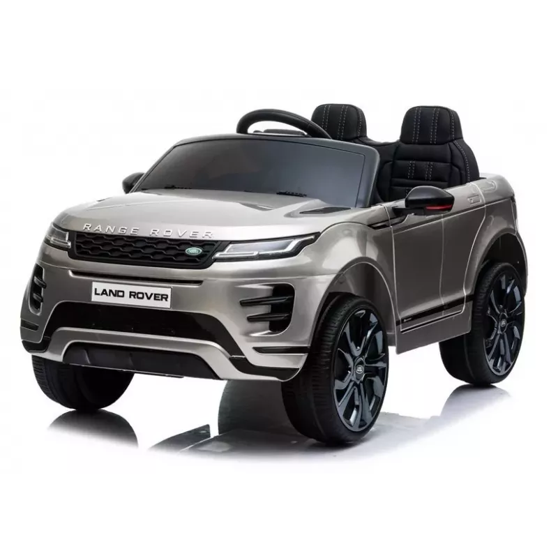 LEAN CARS Range Rover Evoque Elektro-Kinderauto Silber lackiert