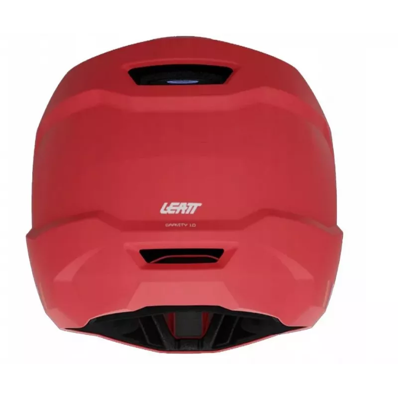 LEATT MTB Gravity 1.0 V24 Full-Face Cycling Helmet, Größe M, Rot