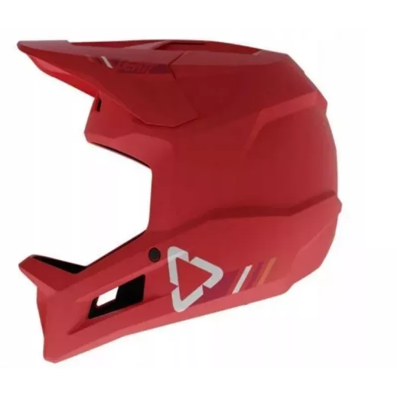 LEATT MTB Gravity 1.0 V24 Full-Face Cycling Helmet, Größe M, Rot