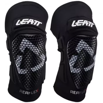 LEATT Knieprotektor ReaFlex Pro Knieprotektoren Größe L, Schwarz