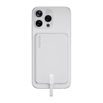Flextail Zero Power Metal 5000 mAh Powerbank, Silber