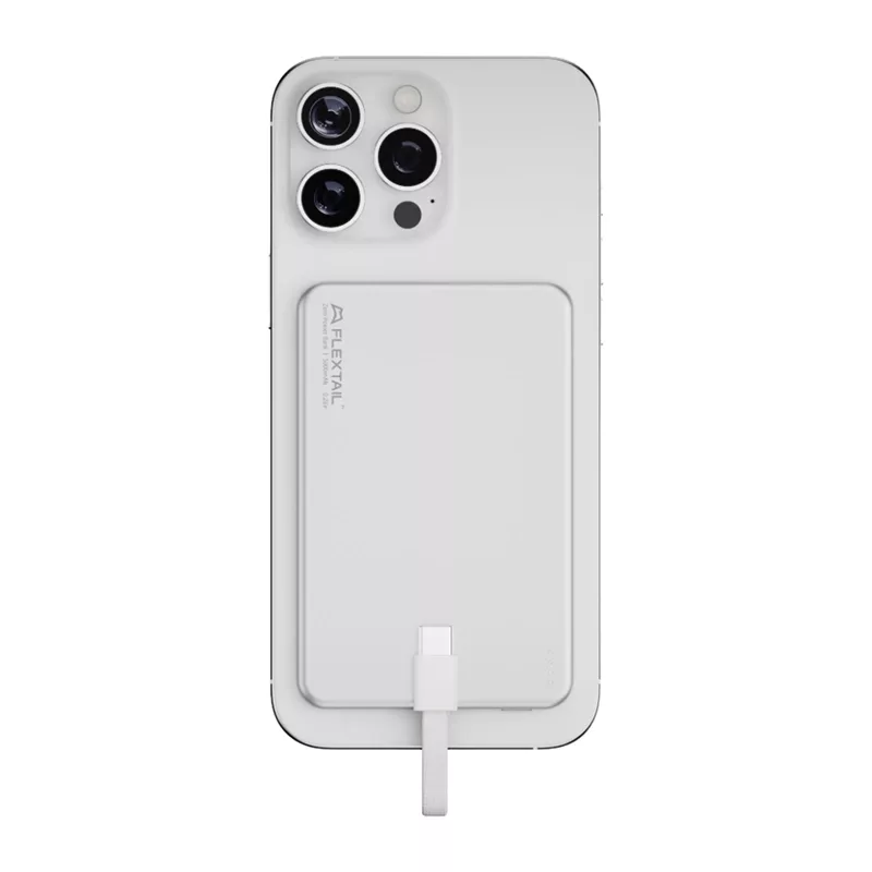 Flextail Zero Power Metal 5000 mAh Powerbank, Silber