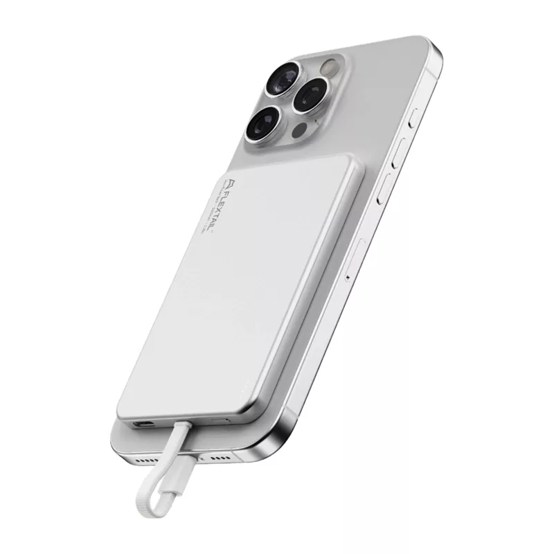 Flextail Zero Power Metal 5000 mAh Powerbank, Silber