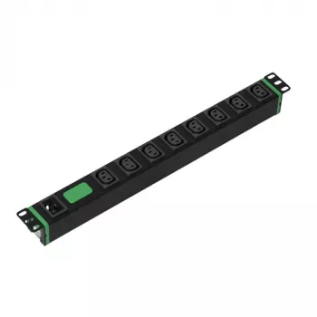 APC Easy Rack PDU Basic, horizontal, 1-phasig, 3,7 kW, 230 V, 16 A, 8x C13, C20-Eingang
