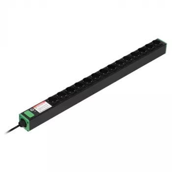 APC Easy Rack PDU Basic, vertikal, 1-phasig, 3,7 kW, 230 V, 16 A, 14x Schuko-Steckdosen