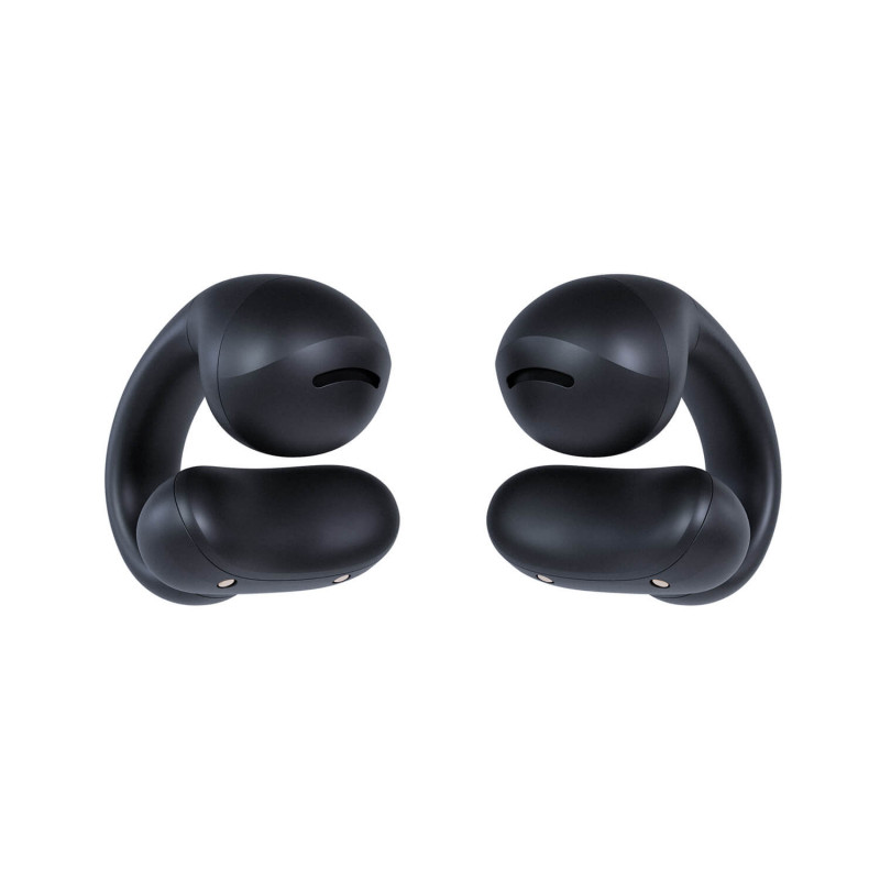 Happy Plugs Clip Kabellose Open-Ear Clip-On Ohrhörer (Schwarz)