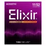 Elixir Strings 11027 Custom Light NANOWEB Akustikgitarrensaiten (11-52)