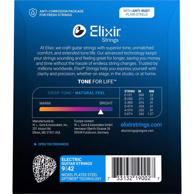 Elixir 12000 Super Light (9-42) PW E-Gitarrensaiten