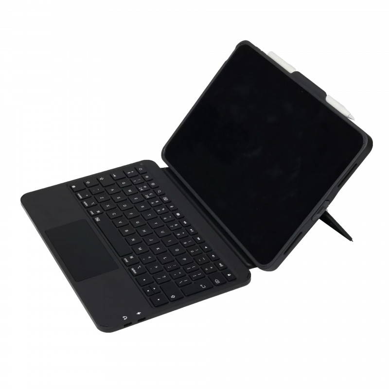DEQSTER Prime Tastaturhülle für iPad 10. Generation (2022) UK QWERTY Schwarz