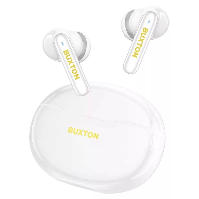 Buxton BTW 7200 Tuya schnurlose In-Ear-Ohrhörer mit Ladeetui, Weiß