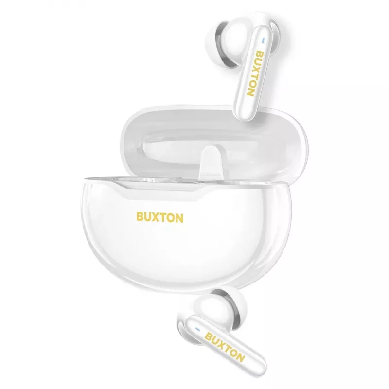 Buxton BTW 7200 Tuya schnurlose In-Ear-Ohrhörer mit Ladeetui, Weiß
