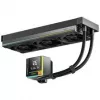 Sudokoo Energlo 360 AiO Flüssigkeits-CPU-Kühler, LCD-Display, ARGB - 360mm, Schwarz