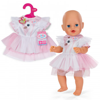 ZAPF CREATION BABY born Schwanenkleid 43cm Puppen-Outfit