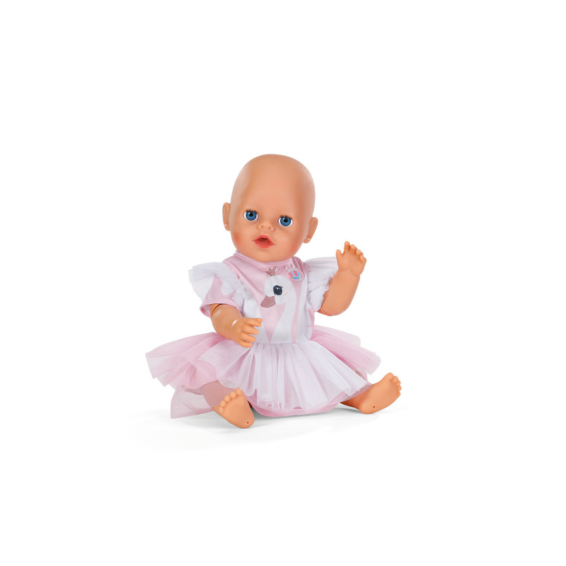 ZAPF CREATION BABY born Schwanenkleid 43cm Puppen-Outfit
